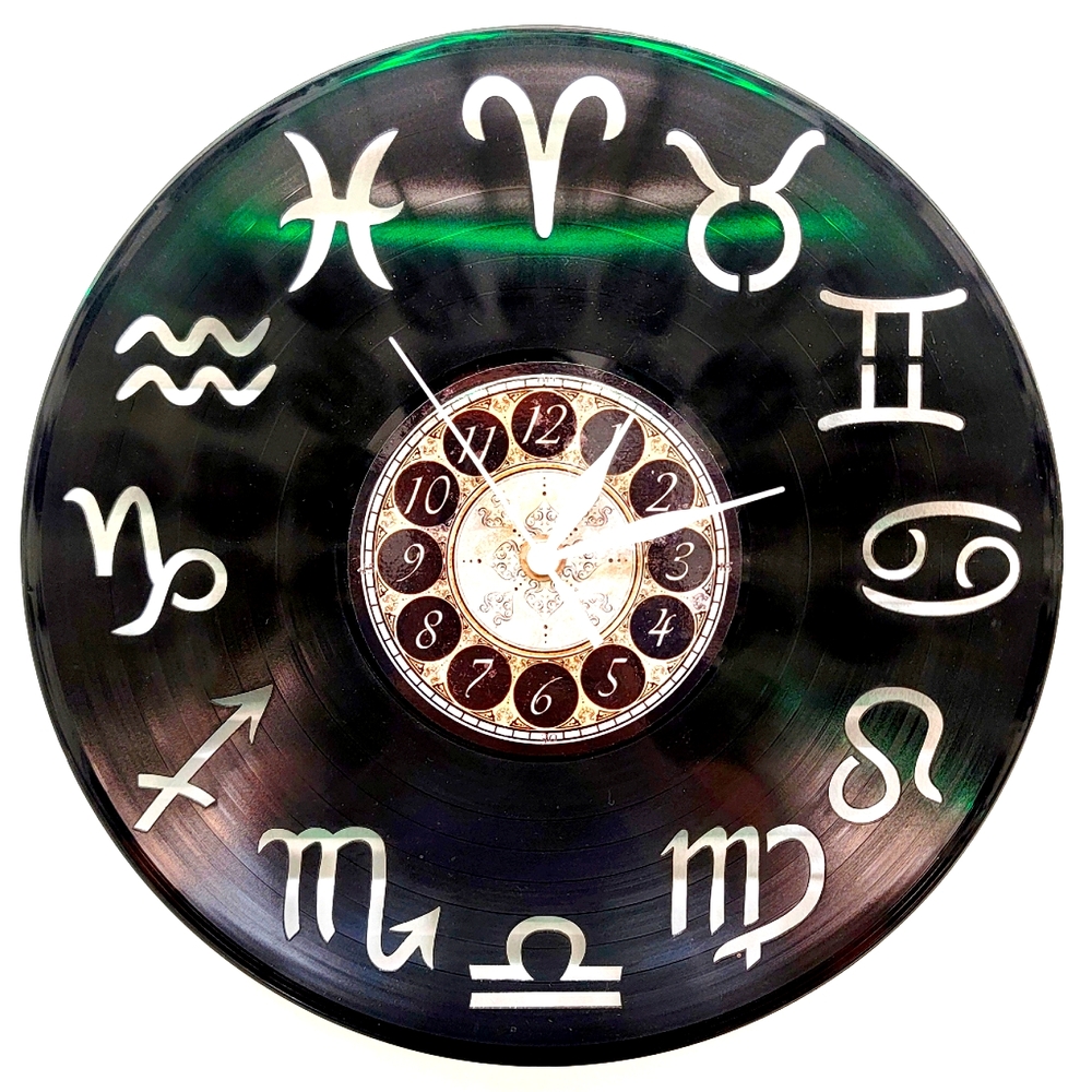ASTROLOGY vinyl record clock birthday gifts
